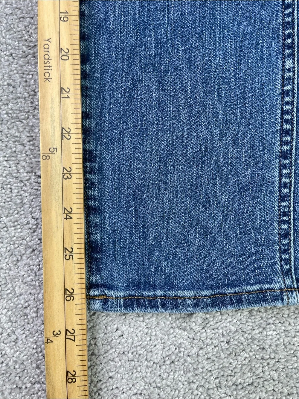 J.Crew Vintage Straight Jeans Women Size 24 Light Wash Mid Rise Stretch Denim